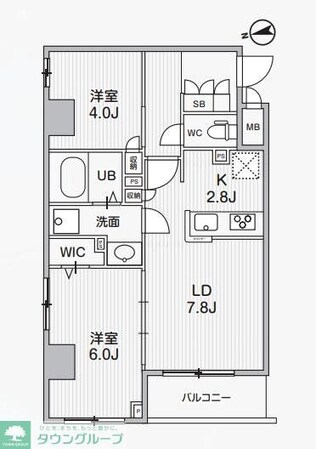 Alivis中野の物件間取画像